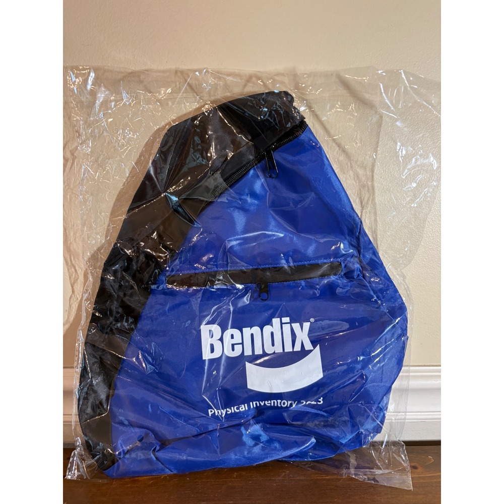 Bendix Physical Inventory 2023 Blue Sling Backpack Crossbody Bag Promotional